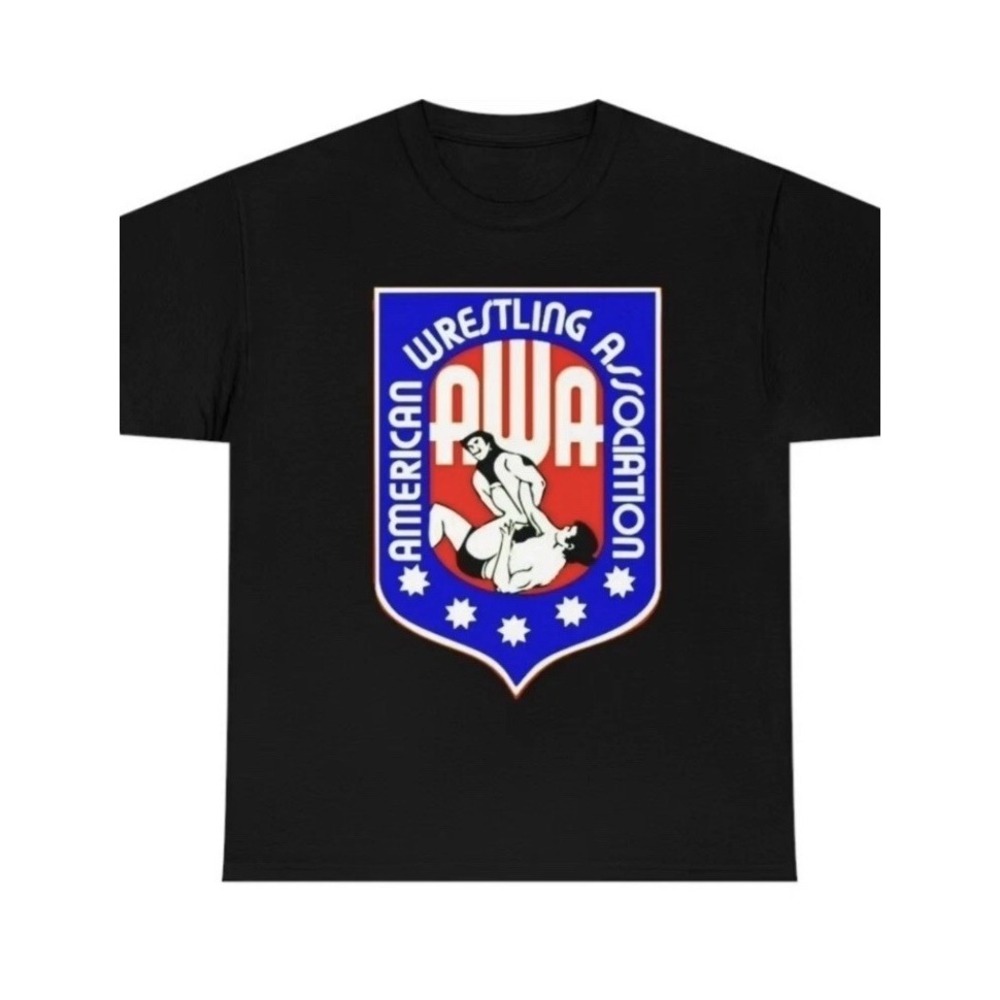 AWA American Wrestling Association Unisex T Shirt Retro Style 80s 2XL